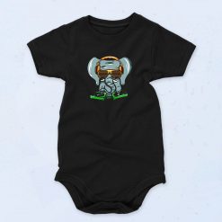 Elephant Dj Cute Baby Onesie