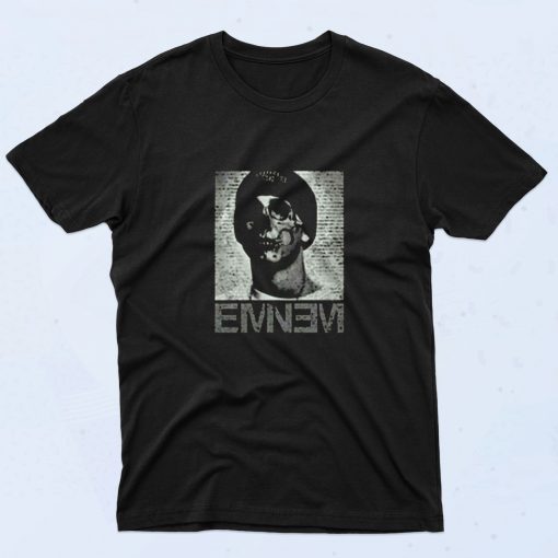 Eminem Horror Skull Face Rap God 90s T Shirt Style