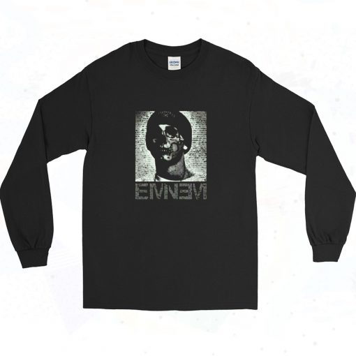 Eminem Horror Skull Face Rap God Long Sleeve Shirt Style