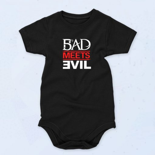 Eminem Rapper Bad Meets Evil Album Cute Baby Onesie