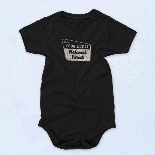 Enjoy Your Local National Forest Cute Baby Onesie