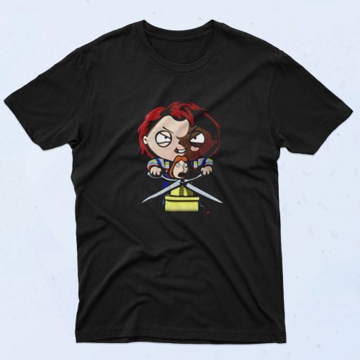 Family Guy Stewie Chucky Halloween 90s T Shirt Style