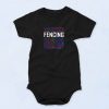 Fencing Lover Cute Baby Onesie