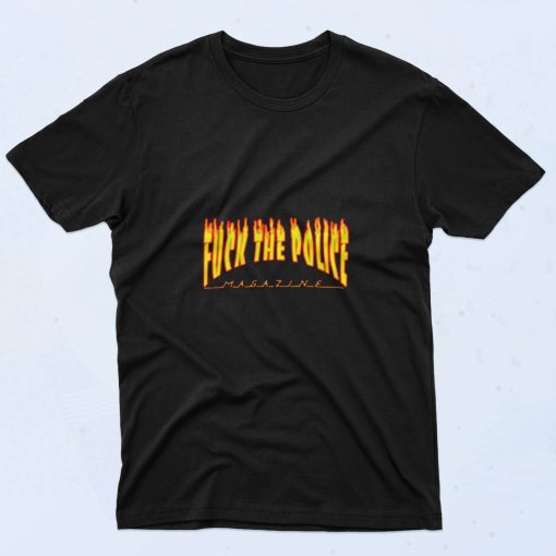 Fuck The Police Magazine 90s T Shirt Style