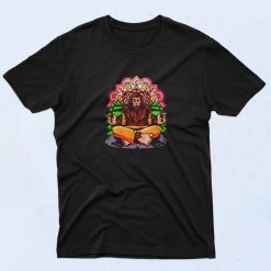 Funny Bigfoot Sasquatch Yoga 90s T Shirt Style