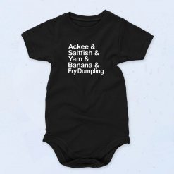 Funny Jamaican Heritage Cute Baby Onesie