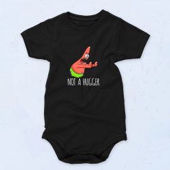 Funny Patrick Not A Hugger Cute Baby Onesie