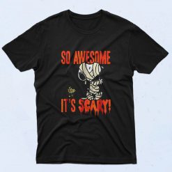 Funny Peanuts Halloween Snoopy Mummy 90s T Shirt Style