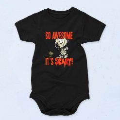 Funny Peanuts Halloween Snoopy Mummy Cute Baby Onesie