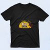 Funny Tacos Zombie Face Scary Halloween 90s T Shirt Style