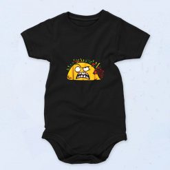 Funny Tacos Zombie Face Scary Halloween Cute Baby Onesie