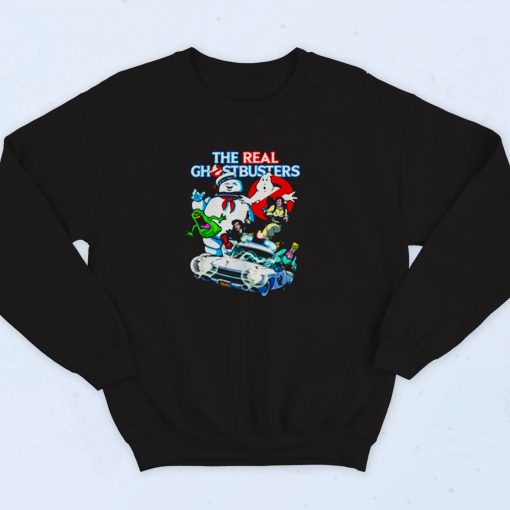 Ghostbusters Crew Collage 90s Sweatshirt Fashion