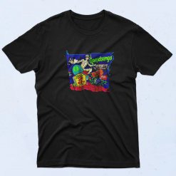 Goosebumps Skateboard Skeleton 90s T Shirt Style