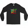 Goosebumps Skateboard Skeleton Long Sleeve Shirt Style