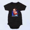 Grumpy Dwarf American Flag Face Mask Cute Baby Onesie