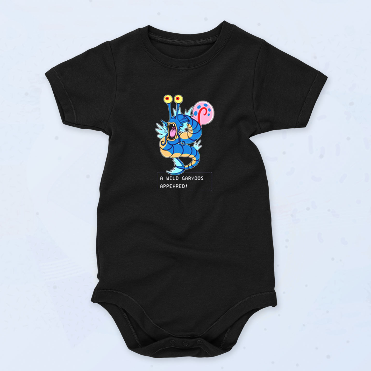 Gyarados Pokemon Gary Spongebob Cute Baby Onesie, Baby Clothes 