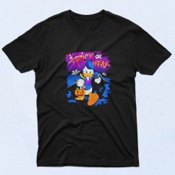 Halloween Donald Duck Trick Or Treat Pumpkin 90s T Shirt Style