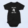 Halloween No Lives Matter Myers Funny Halloween Cute Baby Onesie