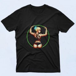 Harley Quinn Aerial Dancer 90s T Shirt Style