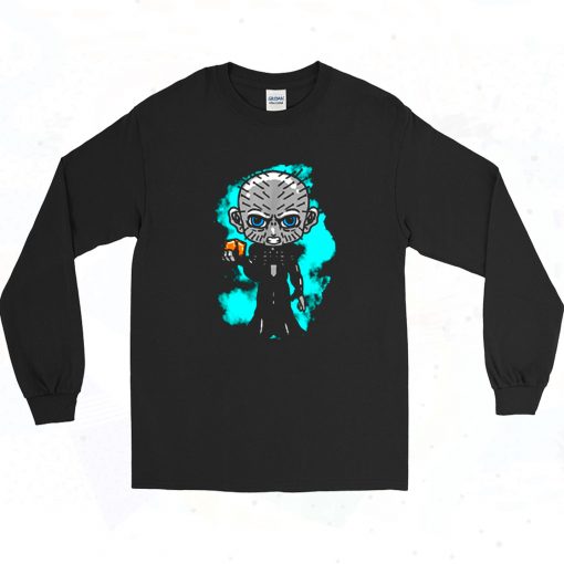 Horror Boy Cartoon Funny Long Sleeve Shirt Style