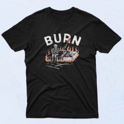 Hot Burn Skull T Shirt