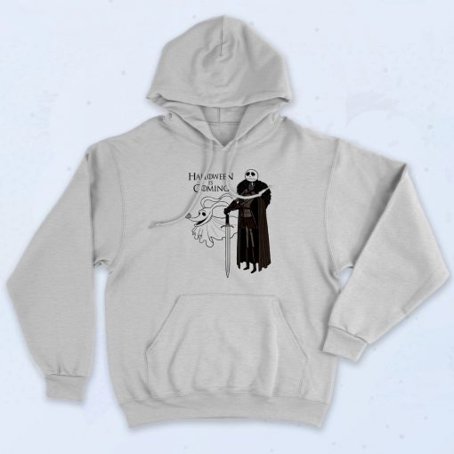 Jack Skellington And Zero Halloween Is Coming Hoodie