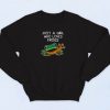 Just A Girl Who Loves Frogs 90s Sweatshirt Fashion