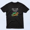 Just A Girl Who Loves Frogs 90s T Shirt Style