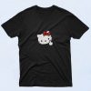 Kitty Middle Finger Funny 90s T Shirt Style