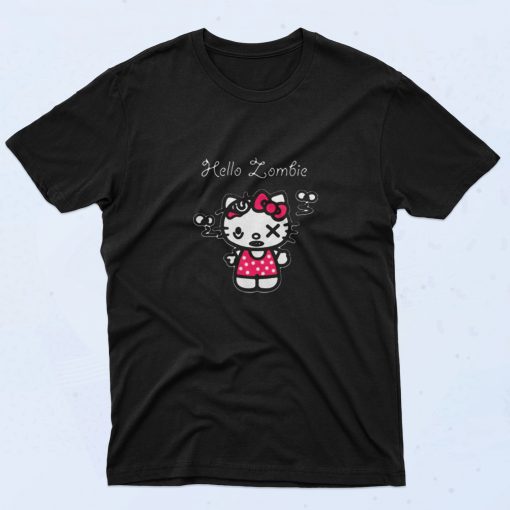 Kitty Parody Hello Zombie 90s T Shirt Style