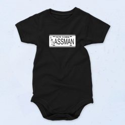 Kramer Assman License Plate Cute Baby Onesie