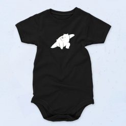 Kungfu Bear Cute Baby Onesie