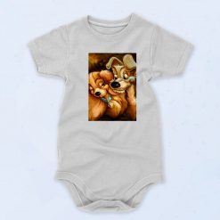 Lady and the Tramp Love Dog Cute Baby Onesie