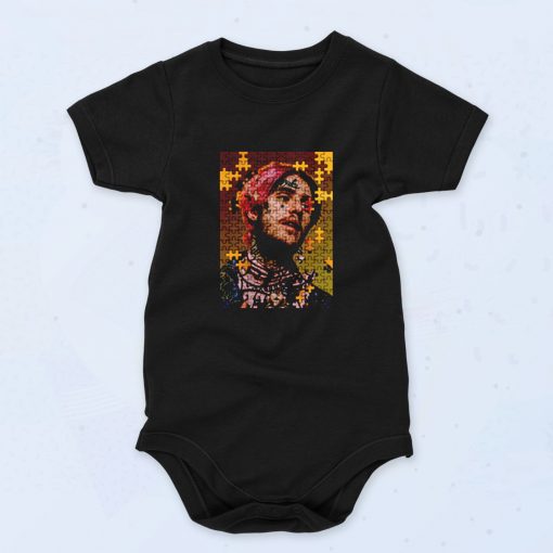 Lil Peep Puzzel Cute Baby Onesie