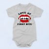 Love At First Bite Vampire Graphic Baby Onesie