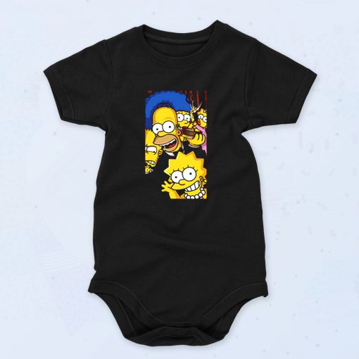 Lovers Movie All Characters The Simpsons Family Cute Baby Onesie