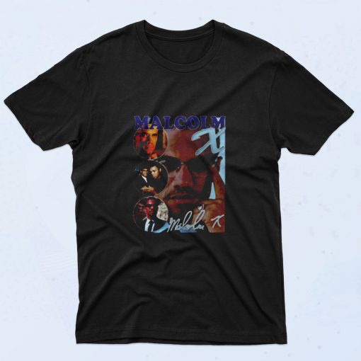 Malcolm X Bootleg Rap 90s T Shirt Style