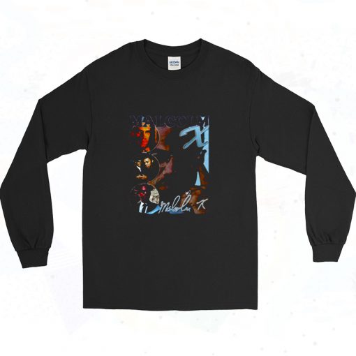 Malcolm X Bootleg Rap Long Sleeve Shirt Style