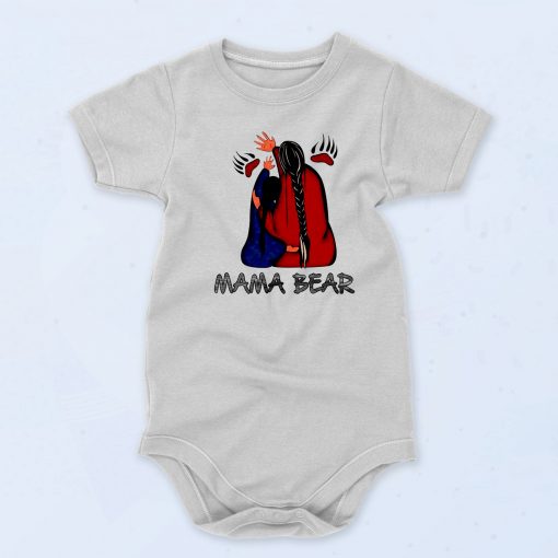 Mama Bear Native Graphic Baby Onesie