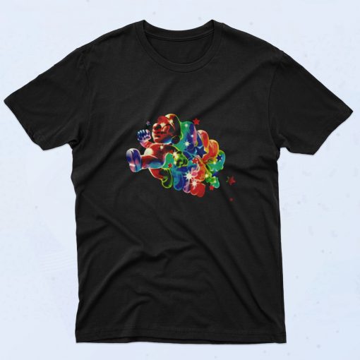 Mario Galaxy Rainbow 90s T Shirt Style