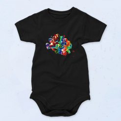 Mario Galaxy Rainbow Cute Baby Onesie