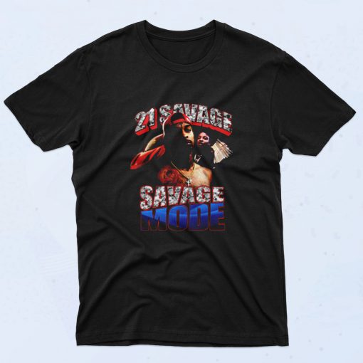 Match Jordan 1 Top 3 Savage Mode 21 Savage 90s T Shirt Style