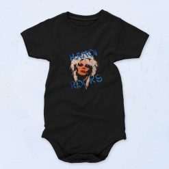 Michael Monroe Hanoi Rocks 1980s Vintage Cute Baby Onesie