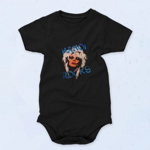 Michael Monroe Hanoi Rocks 1980s Vintage Cute Baby Onesie