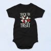 Mickey And Minnie Trick Or Treat Halloween Cute Baby Onesie
