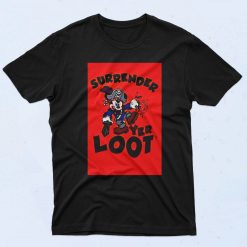 Mickey Mouse Surrender Yer Loot Halloween 90s T Shirt Style