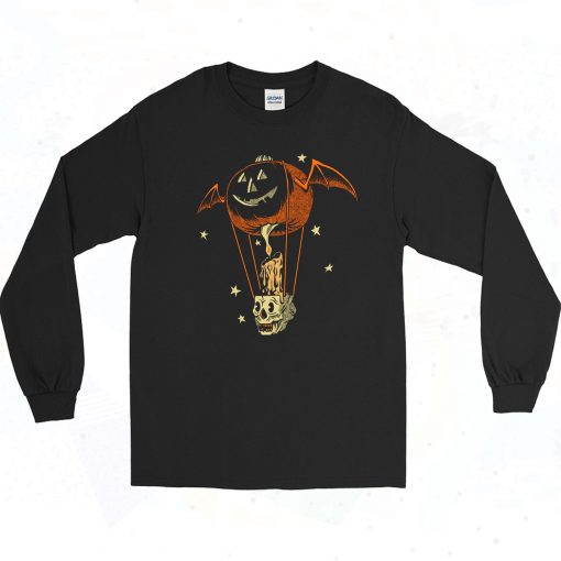 Midnight Ride Flying Pumpkin Long Sleeve Style