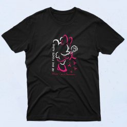 Minnie Breast Cancer Awareness 90s T Shirt Style