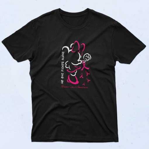 Minnie Breast Cancer Awareness 90s T Shirt Style