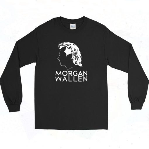 Morgan Wallen Silluet Long Sleeve Shirt Style